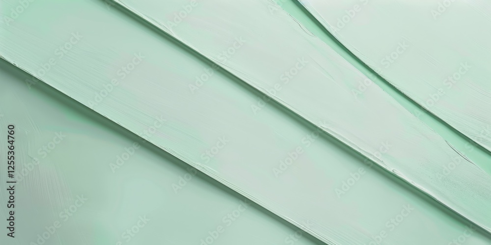 Poster A simple minimalist design with a pastel mint green background, Abstract lines and minimal textures, Minimalist artistic style