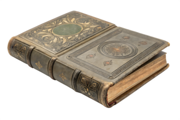 old book isolated on transaprent background