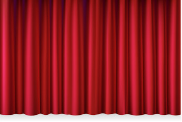 Red Theatre Curtain