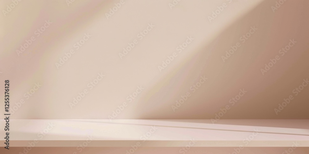Poster a sleek minimalist backdrop with a muted blush pink, abstract forms and subtle textures, contemporar