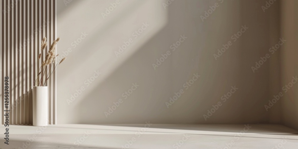 Poster a sleek minimalist backdrop with a muted warm grey, linear patterns and clean shapes, contemporary m