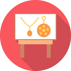 Jewel Exhibit Vector Icon