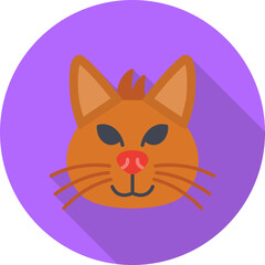 Fototapeta premium Cat Vector Icon