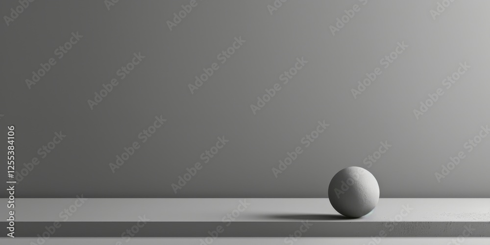 Poster a sleek minimalist composition with a muted gray background, minimalist typography and clean lines, 