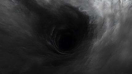 Fototapeta premium Dark swirling clouds, vortex, sky, ominous, background, weather