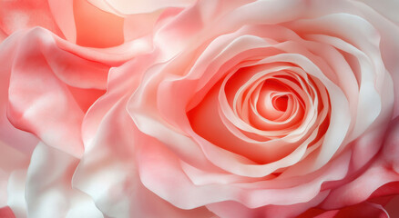 Arrangement of roses in various shades of pink and cream creates a soft, romantic display perfect for celebrations or decor