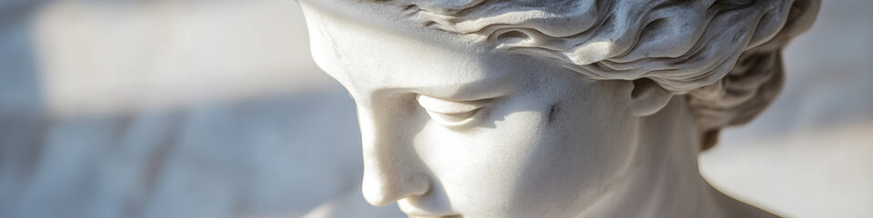 Fototapeta premium Close-up of Classical Marble Bust