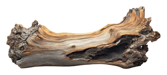 Fototapeta premium PNG Log wood driftwood weathered.