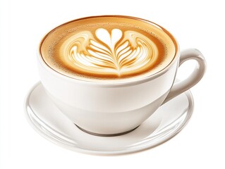 Latte Art: Coffee Cup with Design