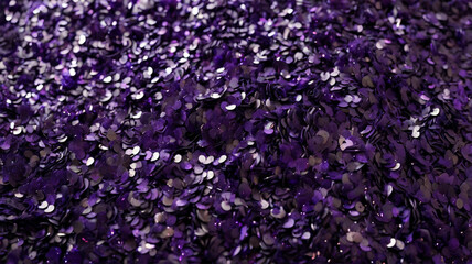 Elegant Dark Purple Sparkle Background - Ideal for Halloween Night, Mardi Gras, and Celebrations