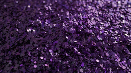 Abstract Purple Glitter Confetti Design - Festive Background for Christmas, Birthdays, and Club Events