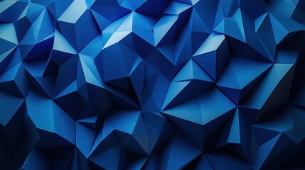 Abstract Blue Polygonal Texture