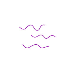 purple wave line