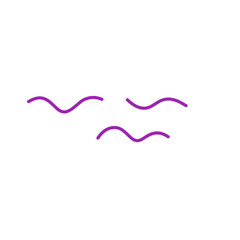 purple wave line