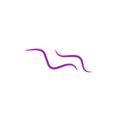 purple wave line
