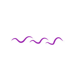 purple wave line