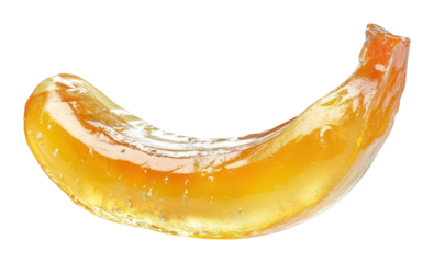 PNG Banana fruit jelly translucent.