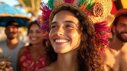 Vibrant Ecotourism Adventure Cultural Craft Exploration with Artisanal Textures in a Village Market - Sustainable Travel Imagery for Modern Marketing and Community Building