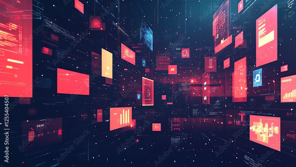 Poster digital data streams: a visual representation