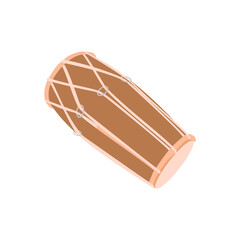 Dholak, Diwali, Hindu, Indian Symbol Illustration