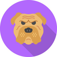 Bulldog Vector Icon