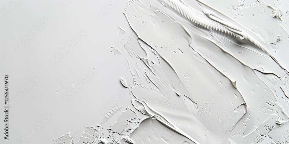 Poster An abstract minimalist artwork on a clean white backdrop, Minimalist patterns with subtle textures, Modern minimalist style