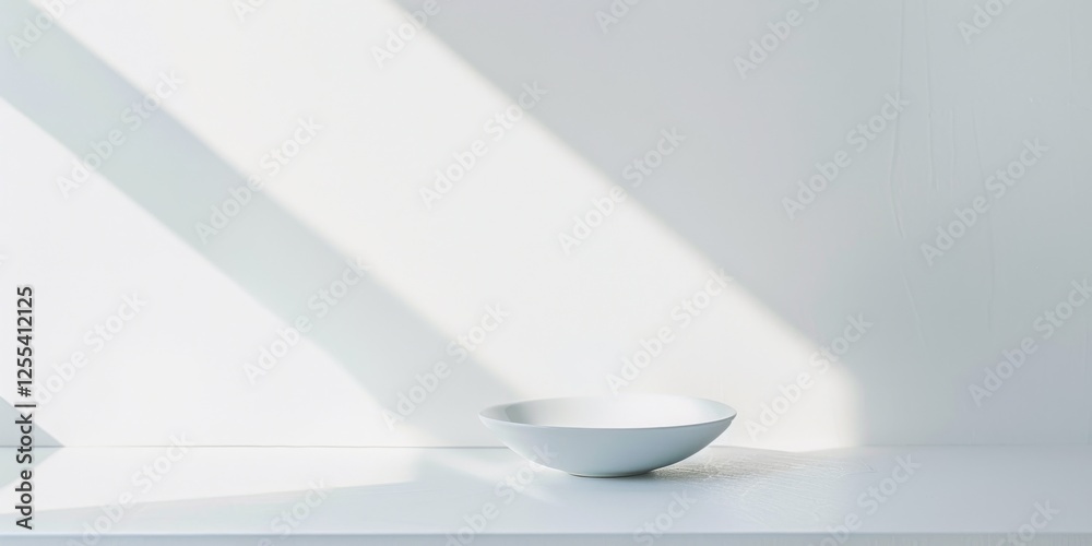Poster an abstract minimalist artwork on a clean white background, minimalist patterns in soft pastel shade