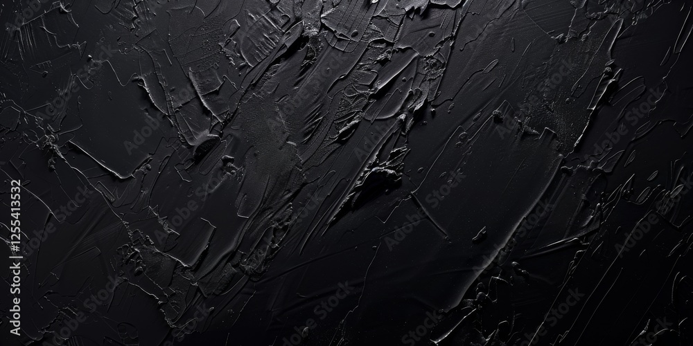 Poster an abstract minimalist artwork with a pure black background, abstract geometric shapes in a balanced