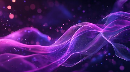 Abstract Purple Glow