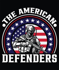 Army T-Shirt Design vector illustration