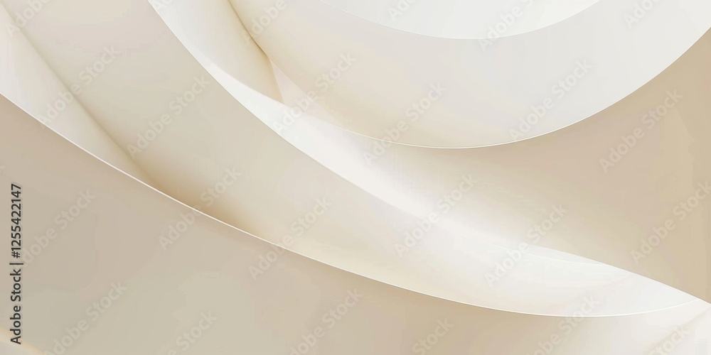 Poster an abstract minimalist design featuring a light cream background, minimalist geometric shapes in a s