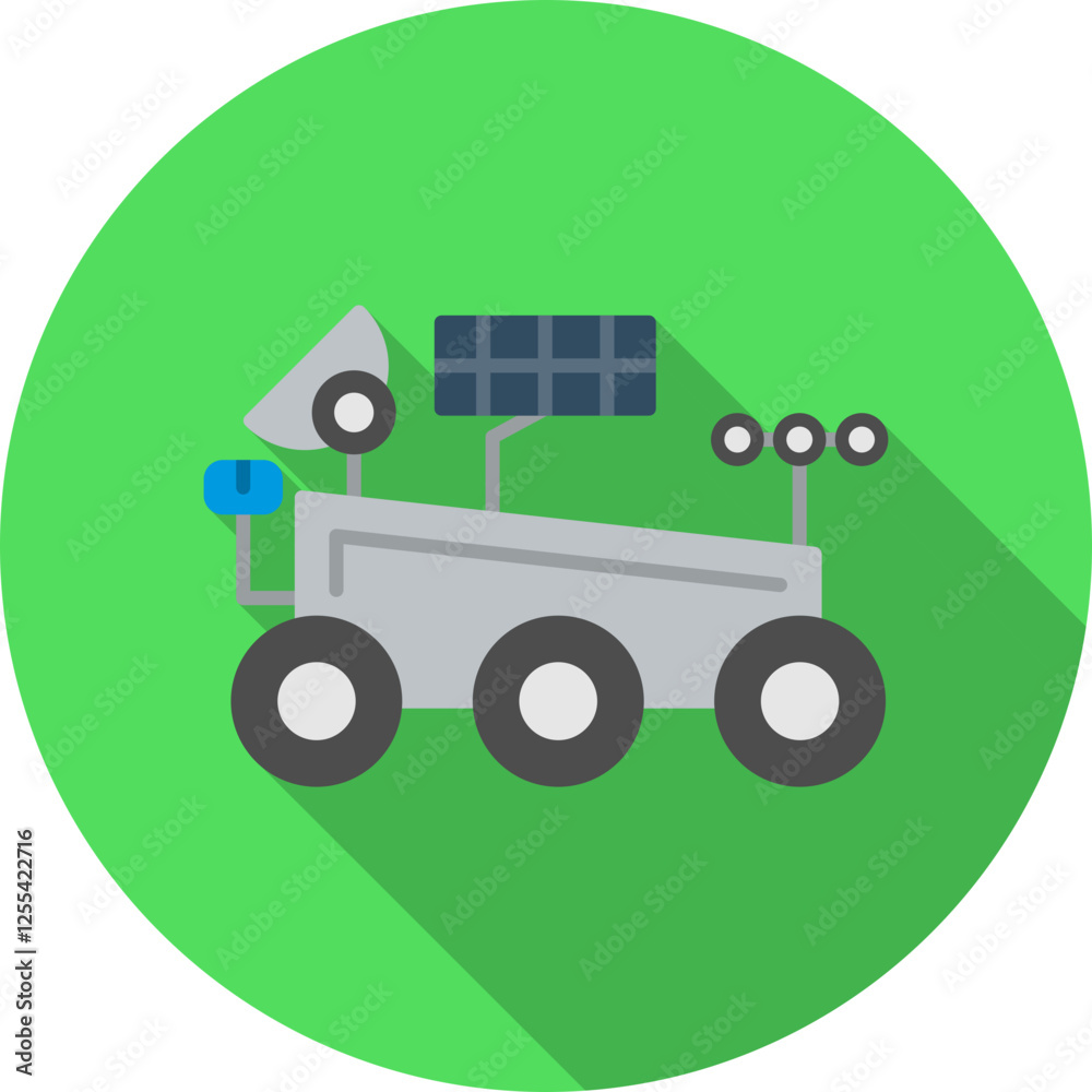 Canvas Prints mars rover vector icon