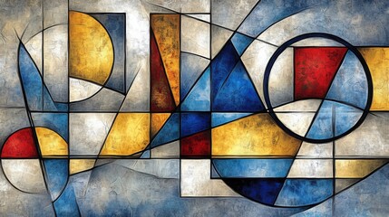 Asymmetrical geometric shapes, fluid dynamic effects. Realistic high saturation. Mysterious and dreamy atmosphere. Perfect for digital art, technology concepts and innovative designs.