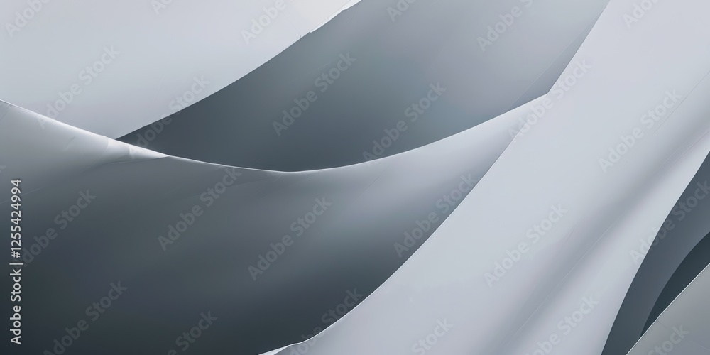 Poster An abstract minimalist design featuring a soft gray backdrop, Abstract forms and minimalist abstraction, Abstract minimalist style
