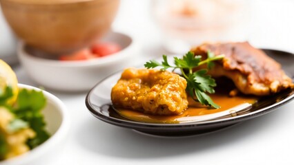 Delicious Pan-Fried Fish with Saffron Couscous and Aromatic Sauce