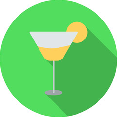 Cocktail Drink Vector Icon