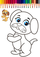 dog coloring