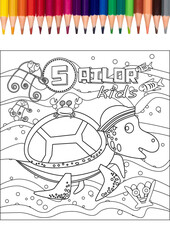 hand drawn illustration of a car
