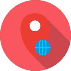 Global Locations Vector Icon