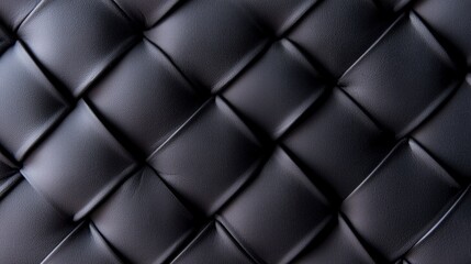 Dark Gray Woven Texture Background. Black Intertwined Pattern Close Up