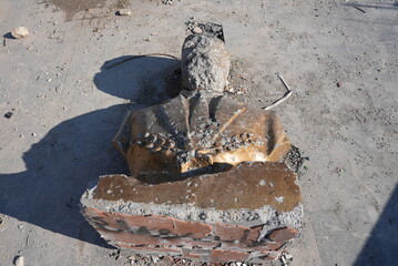 Demolition of Hafez al-Assad's statue, the fall of Bashar al-Assad's regime. 