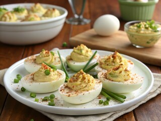 Deviled Eggs with Spicy Paprika and Chives