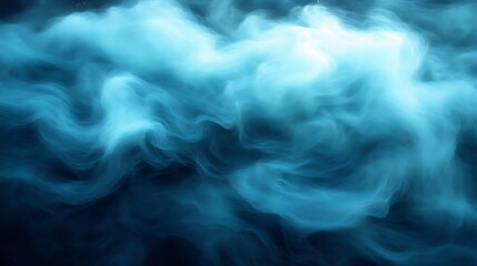 Fototapeta premium Abstract Blue Swirling Cloud Formation Texture