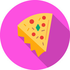 Pizza Slice Vector Icon