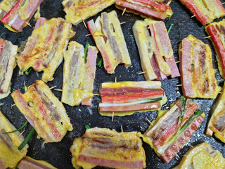 Korean food modeum jeon, Assorted Pancakes . Korea Traditional Festival foods.
