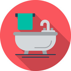 Bathtub Vector Icon