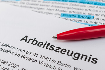 Arbeitszeugnis