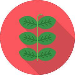 Tobacco Leafs Vector Icon