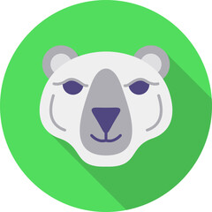 Unique Flat Long Shadow Vector Icon