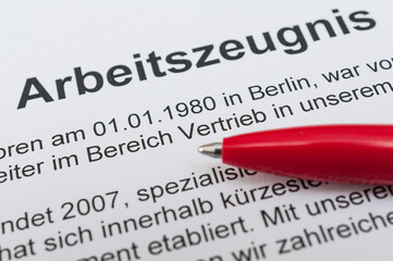 Arbeitszeugnis